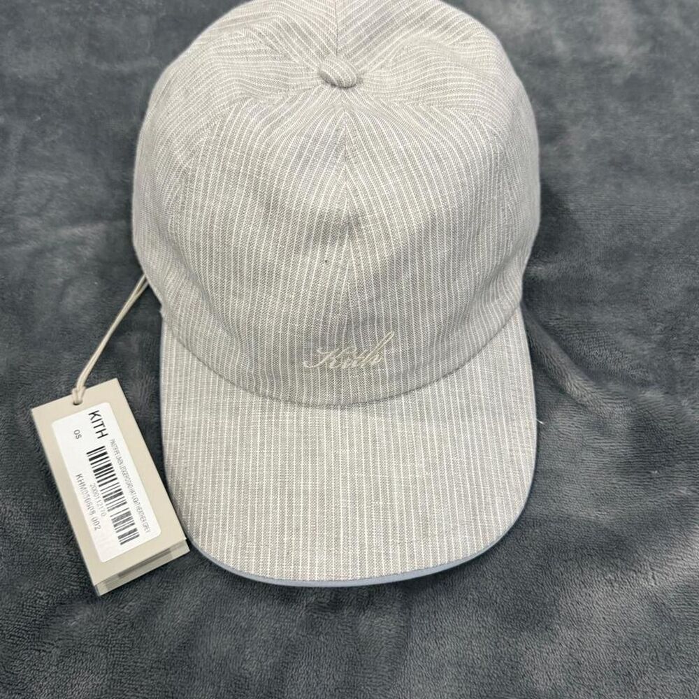 Kith Men's Grey and Cream Hat